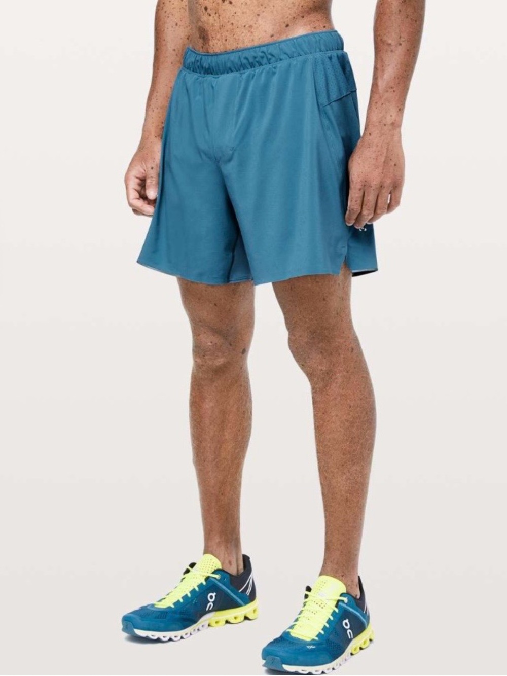 lululemon athletica Men's lined surge 6” Shorts - Teal